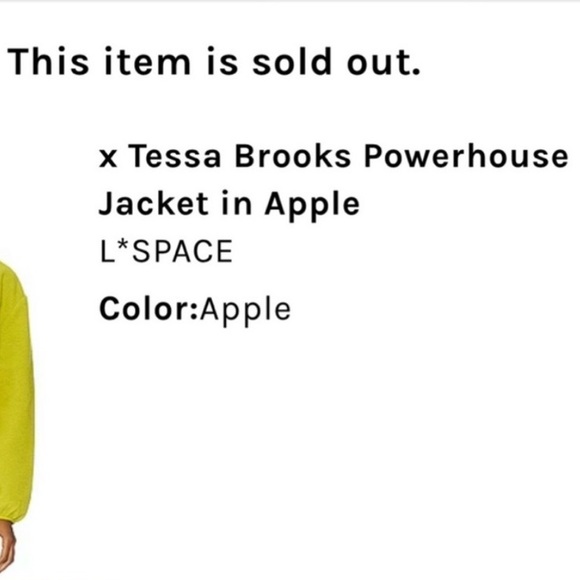 L*SPACE POWERHOUSE FLEECE
JACKET APPLE GREEN SIZE
SMALL NWT - Picture 5 of 5